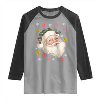 Funny Christmas Cajun Louisiana Santa Papa Noel Raglan Shirt - Wonder Print Shop