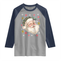 Funny Christmas Cajun Louisiana Santa Papa Noel Raglan Shirt - Wonder Print Shop