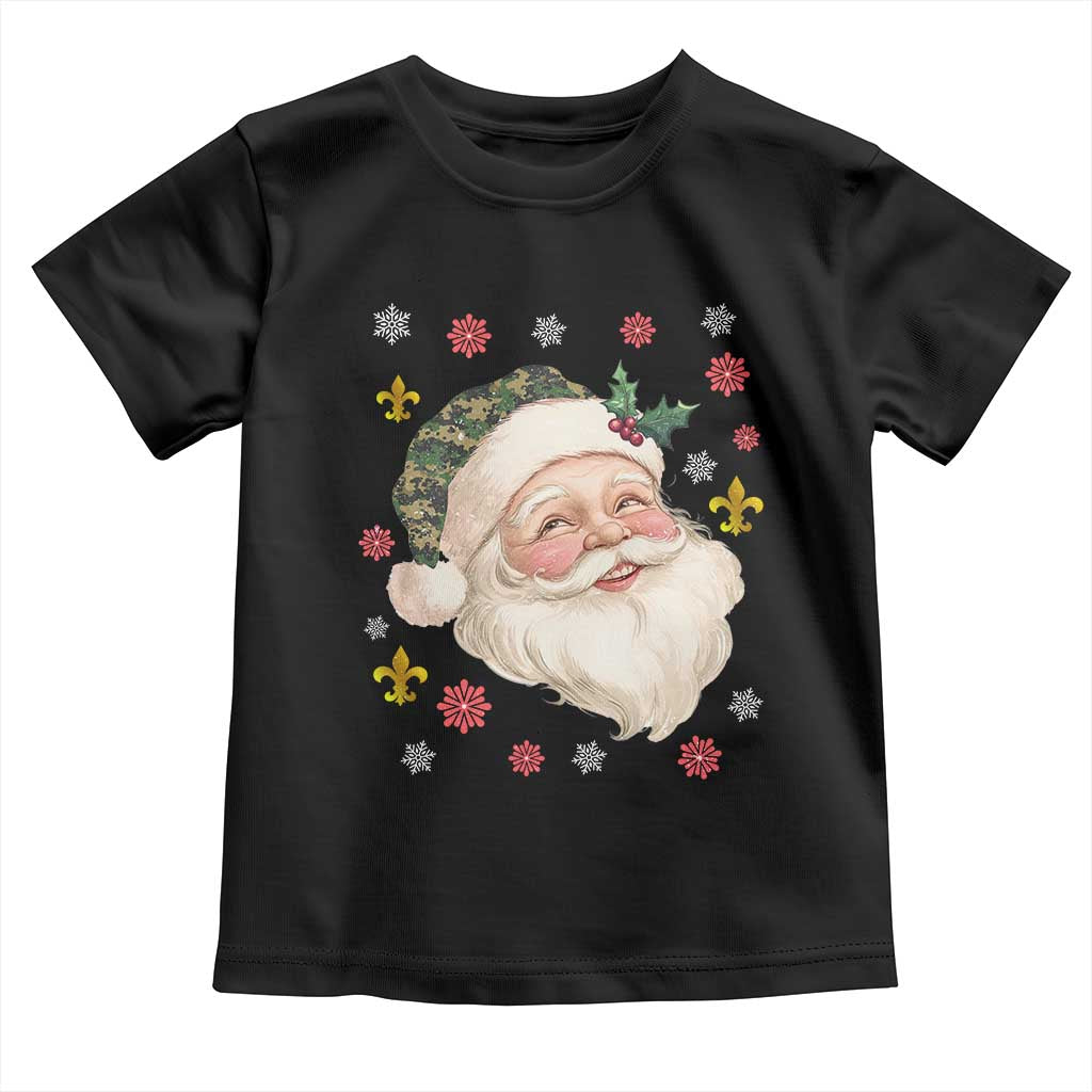 Funny Christmas Cajun Louisiana Santa Papa Noel Toddler T Shirt