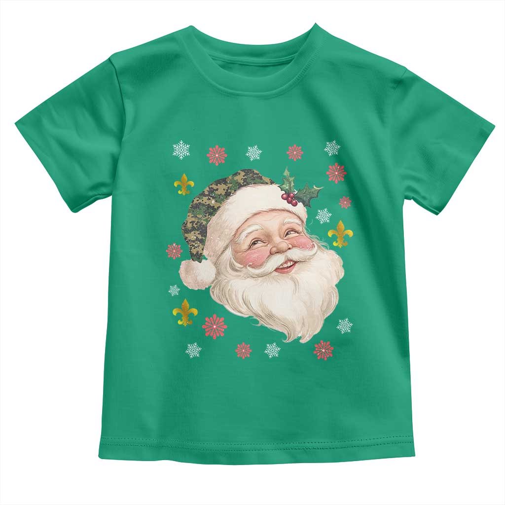 Funny Christmas Cajun Louisiana Santa Papa Noel Toddler T Shirt