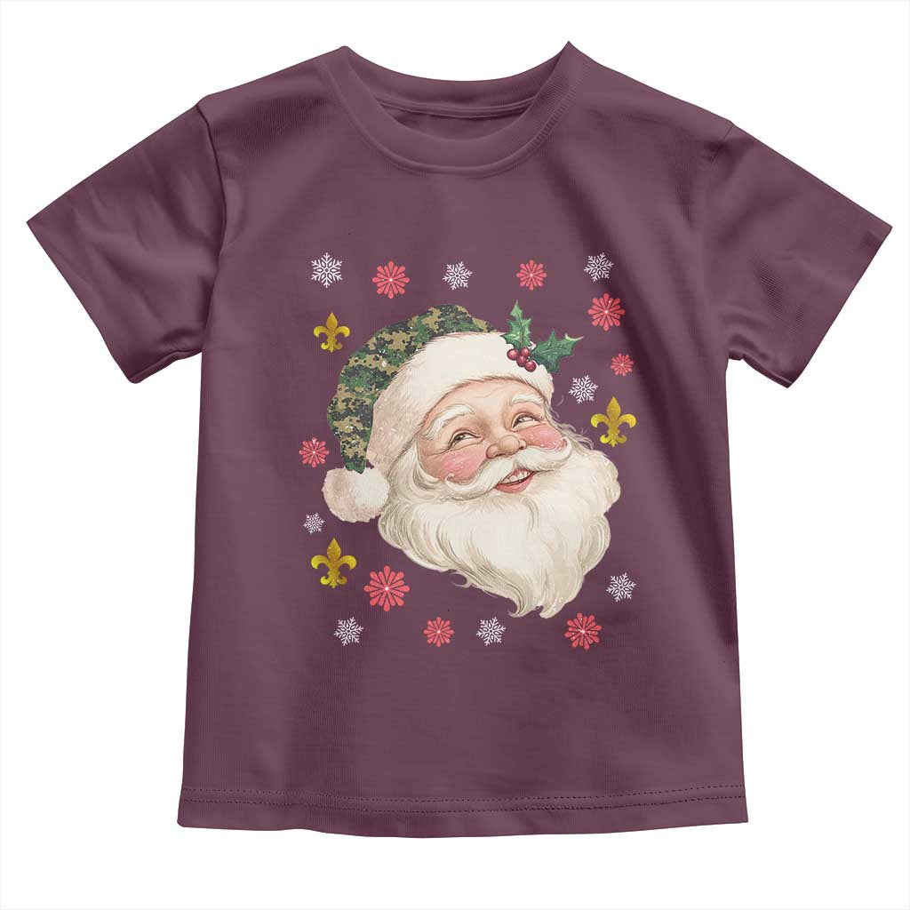 Funny Christmas Cajun Louisiana Santa Papa Noel Toddler T Shirt
