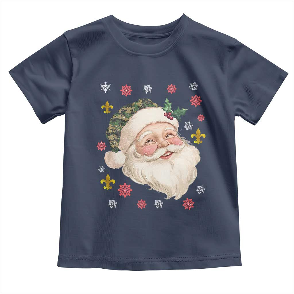 Funny Christmas Cajun Louisiana Santa Papa Noel Toddler T Shirt