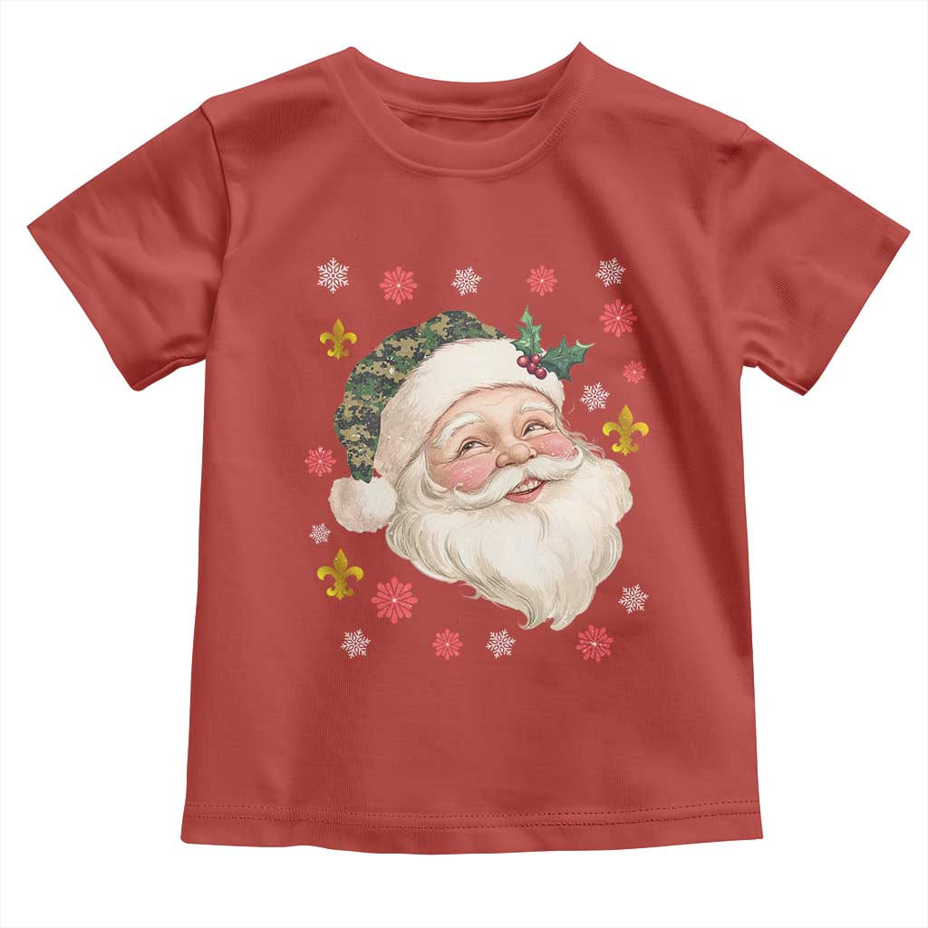 Funny Christmas Cajun Louisiana Santa Papa Noel Toddler T Shirt