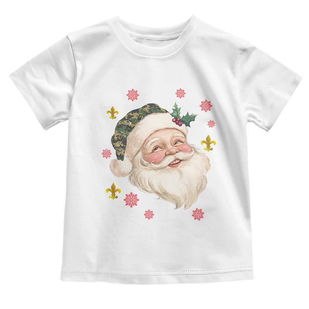 Funny Christmas Cajun Louisiana Santa Papa Noel Toddler T Shirt
