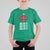 Funny Cajun Louisiana Christmas T Shirt For Kid Heaux Heaux Heaux New Orleans Santa Hat - Wonder Print Shop