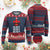 Funny Cajun Louisiana Xmas Ugly Christmas Sweater Heaux Heaux Heaux New Orleans Santa Hat - Wonder Print Shop