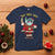 Funny Christmas Pirate Santa T Shirt Yo Ho Ho Holiday Xmas Pirate - Wonder Print Shop