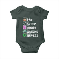 Eat Sleep Anime Gaming Repeat Baby Onesie Kawaii Otaku Anime Manga