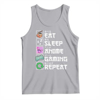 Eat Sleep Anime Gaming Repeat Tank Top Kawaii Otaku Anime Manga