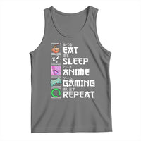 Eat Sleep Anime Gaming Repeat Tank Top Kawaii Otaku Anime Manga