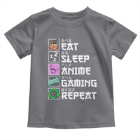 Eat Sleep Anime Gaming Repeat Toddler T Shirt Kawaii Otaku Anime Manga