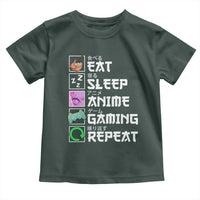 Eat Sleep Anime Gaming Repeat Toddler T Shirt Kawaii Otaku Anime Manga