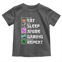 Eat Sleep Anime Gaming Repeat Toddler T Shirt Kawaii Otaku Anime Manga