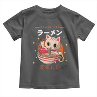 Funny Japanese Kawaii Cat Neko Ramen Toddler T Shirt
