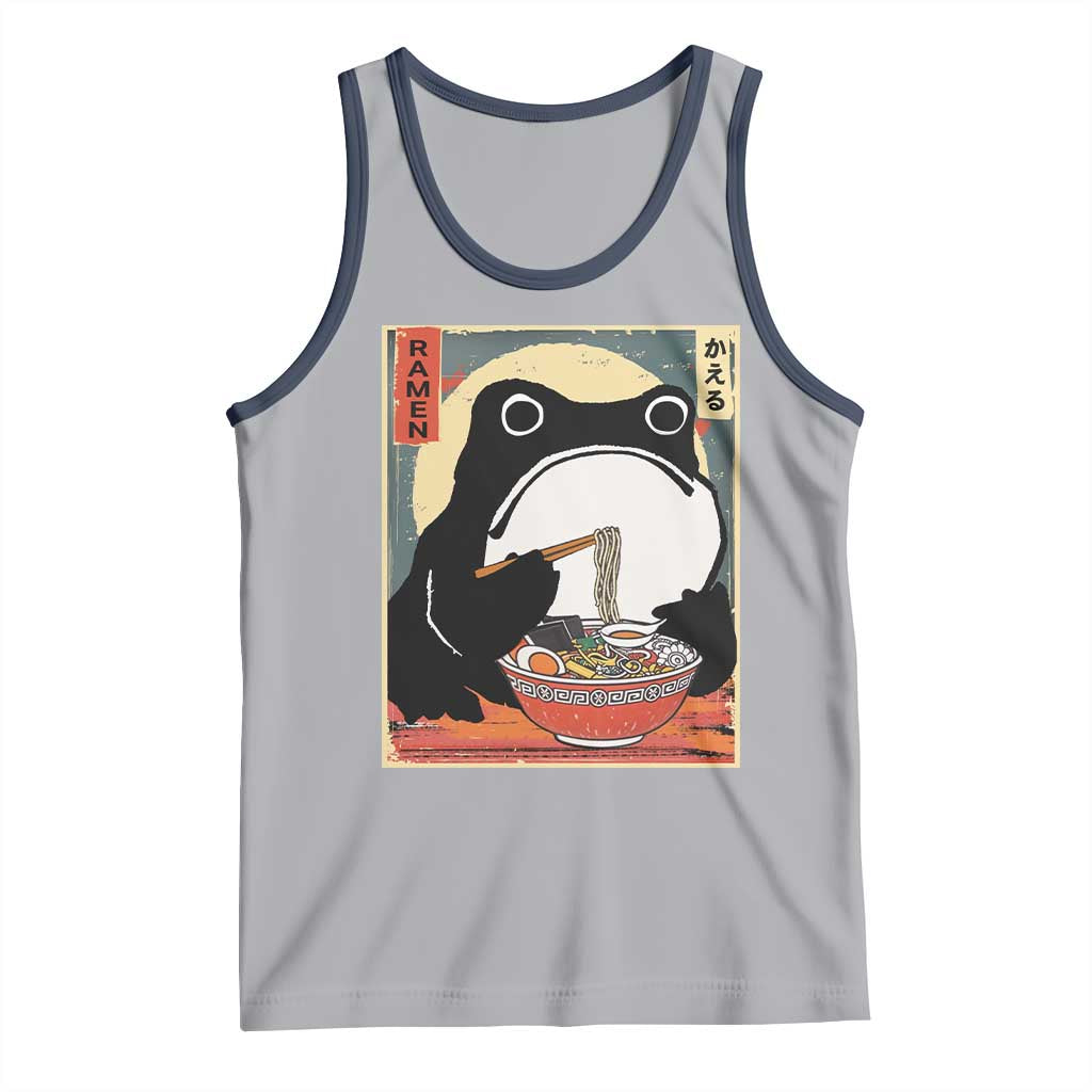 Funny Frog Ramen Japanese Kawaii Anime Tank Top