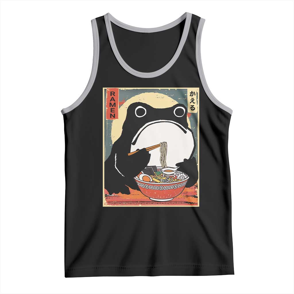 Funny Frog Ramen Japanese Kawaii Anime Tank Top