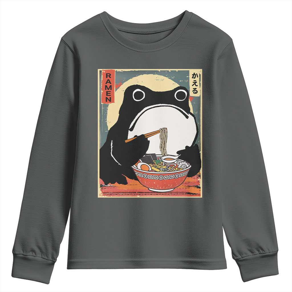 Funny Frog Ramen Japanese Kawaii Anime Youth Sweatshirt