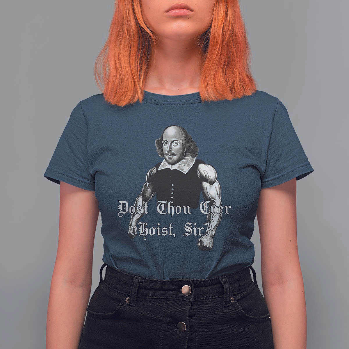 Funny Dost Thou Even Hoist Sir Gym T Shirt For Women