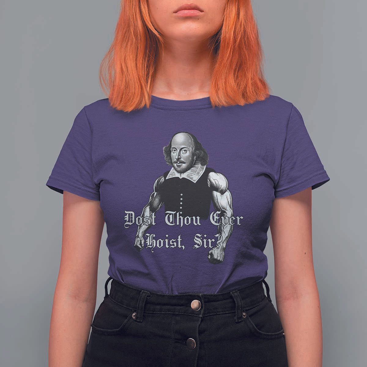 Funny Dost Thou Even Hoist Sir Gym T Shirt For Women