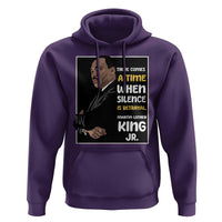 Martin Luther King Jr Quotes Hoodie There Comes A Time When Silence Is Betrayal MLK Day