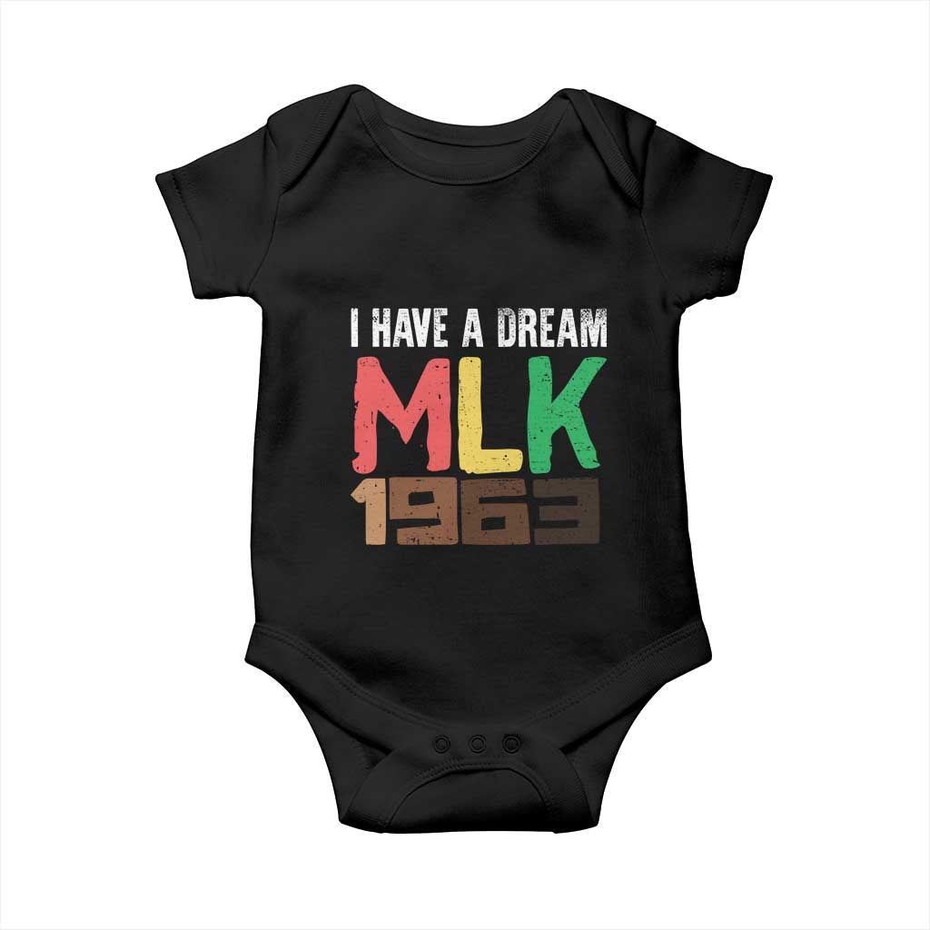 I Have A Dream Martin Luther King Baby Onesie MLK Day 1963 Speech
