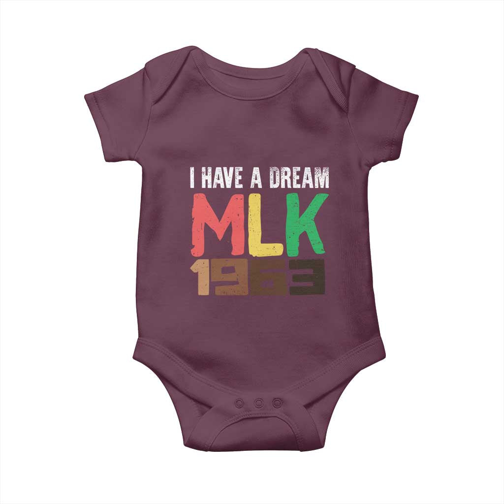 I Have A Dream Martin Luther King Baby Onesie MLK Day 1963 Speech