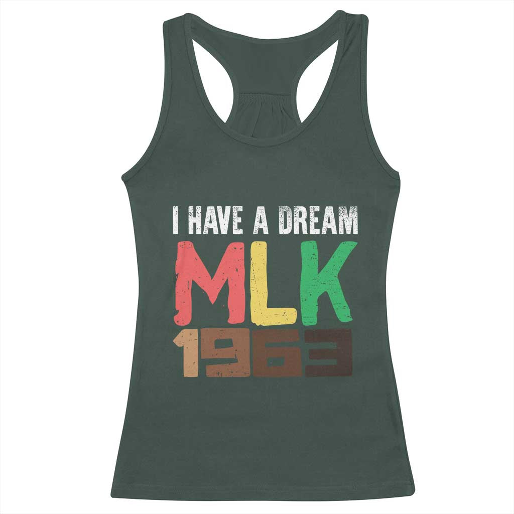 I Have A Dream Martin Luther King Racerback Tank Top MLK Day 1963 Speech