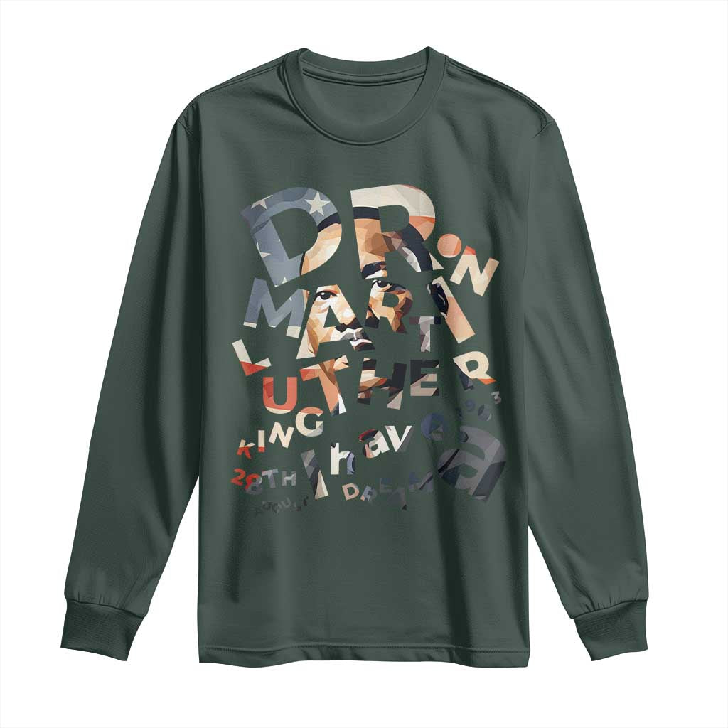 I Have A Dream Dr. Martin Luther King Long Sleeve Shirt MLK Day 1963