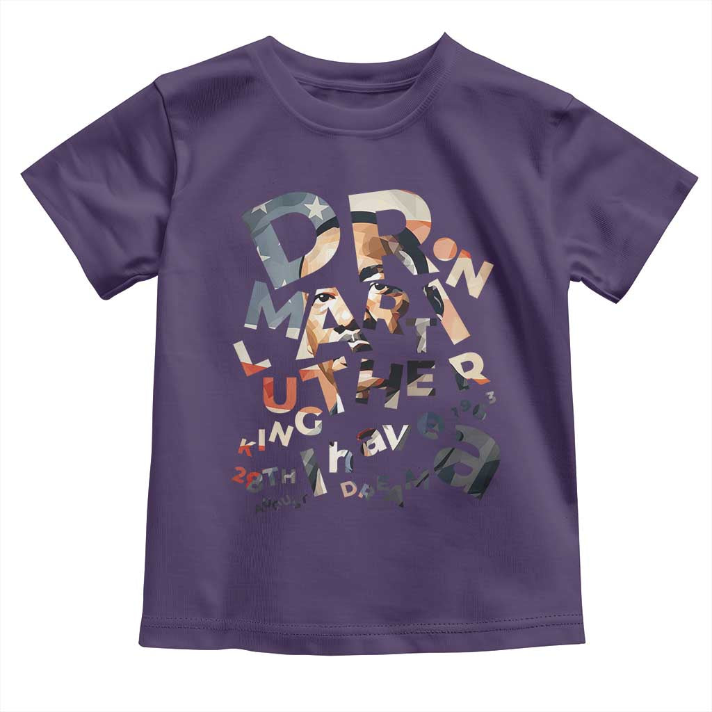I Have A Dream Dr. Martin Luther King Toddler T Shirt MLK Day 1963