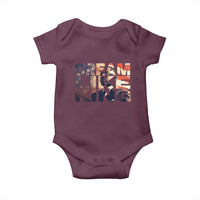 Dream Like King Dr. Martin Luther King Baby Onesie MLK Day Vintage American Flag