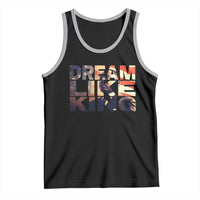 Dream Like King Dr. Martin Luther King Tank Top MLK Day Vintage American Flag