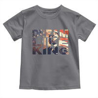 Dream Like King Dr. Martin Luther King Toddler T Shirt MLK Day Vintage American Flag