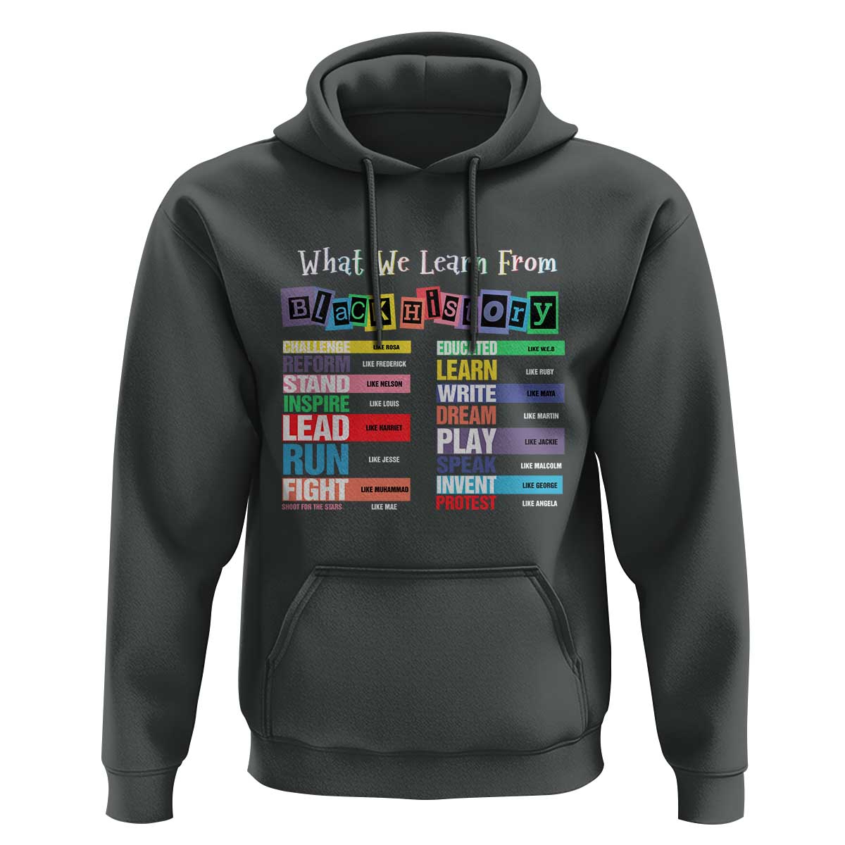 What We Learn From Black History Hoodie African American Pride