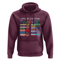 What We Learn From Black History Hoodie African American Pride
