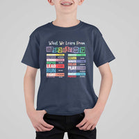 What We Learn From Black History T Shirt For Kid African American Pride
