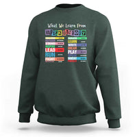 What We Learn From Black History Sweatshirt African American Pride