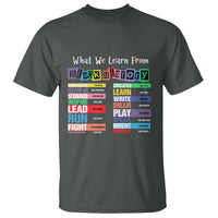 What We Learn From Black History T Shirt African American Pride