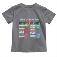 What We Learn From Black History Toddler T Shirt African American Pride