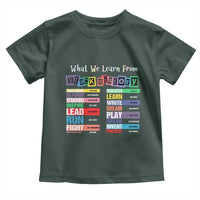 What We Learn From Black History Toddler T Shirt African American Pride