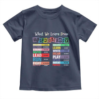 What We Learn From Black History Toddler T Shirt African American Pride