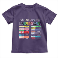 What We Learn From Black History Toddler T Shirt African American Pride
