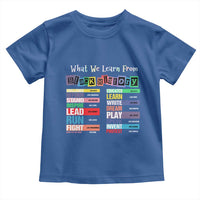 What We Learn From Black History Toddler T Shirt African American Pride