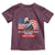 MLK Day The Time Is Always Right To Do What Is Right Toddler T Shirt Martin Luther King American Flag Black History Month