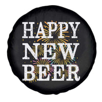 Funny Happy New Beer New Year Spare Tire Cover NYE Party Beer Lover Firework - Wonder Print Shop