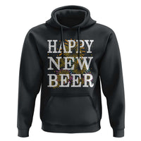 Funny Happy New Beer New Year Hoodie NYE Party Beer Lover Firework - Wonder Print Shop