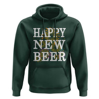 Funny Happy New Beer New Year Hoodie NYE Party Beer Lover Firework - Wonder Print Shop