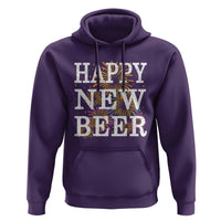 Funny Happy New Beer New Year Hoodie NYE Party Beer Lover Firework - Wonder Print Shop