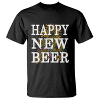 Funny Happy New Beer New Year T Shirt NYE Party Beer Lover Firework - Wonder Print Shop