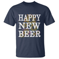 Funny Happy New Beer New Year T Shirt NYE Party Beer Lover Firework - Wonder Print Shop