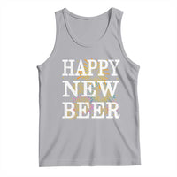 Funny Happy New Beer New Year Tank Top NYE Party Beer Lover Firework - Wonder Print Shop